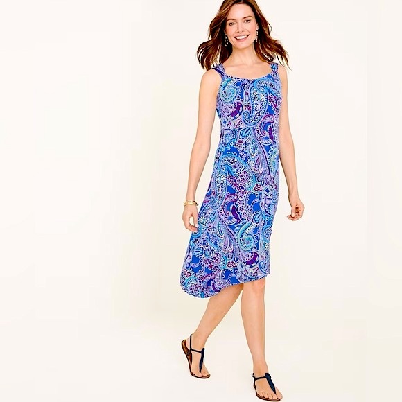 Chico’s Paisley Print Dress szL - Picture 1 of 13
